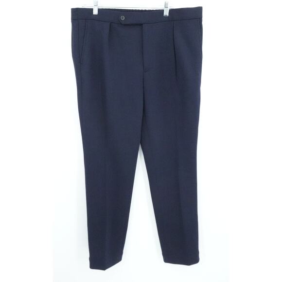 Polo Ralph Lauren Pants‎ Mens 40x32 Navy Aviator Classics Pleated Elastic Waist